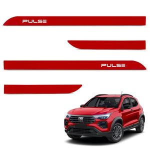 Jogo De Friso Lateral Pulse 2021 A 2024 Vermelho Montecarlo