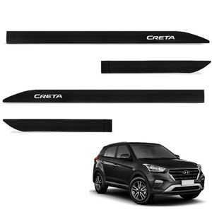 Jogo De Friso Lateral Creta 2017 A 2021 Preto Onix