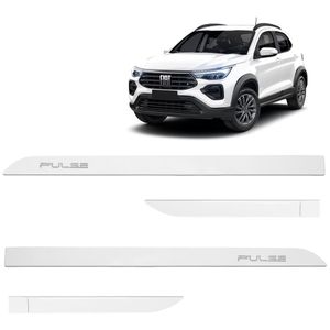 Jogo De Friso Lateral Pulse 2021 A 2023 Branco Banchisa Alto Relevo