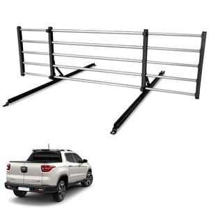 Divisor Cargas Caçamba Fiat Toro 2016 A 2024 Em Aluminio