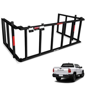 Extensor De Caçamba Rampage 2023 A 2025 Rampa Preto Reforçado 350kg