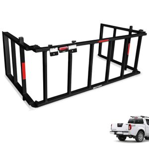 Extensor De Caçamba Frontier 2008 A 2016 Rampa Preto Reforçado 350kg