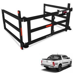Extensor De Caçamba Hilux 2005 A 2015 Dobravel Edd Preto