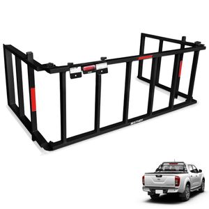 Extensor De Caçamba Frontier 2017 A 2022 Rampa Preto Reforçado 350kg