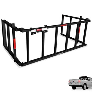 Extensor De Caçamba Saveiro 1998 A 2009 Rampa Preto Reforçado 350kg