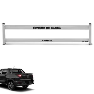 Divisor Cargas Caçamba Fiat Strada 2021 A 2025 Prata