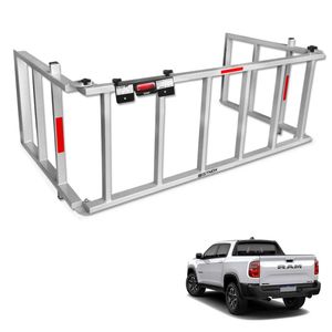 Extensor De Caçamba Rampage 2023 A 2025 Rampa Prata Reforçado 350kg