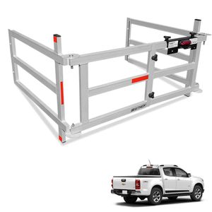 Extensor De Caçamba S10 Cd 2012 A 2025 Dobravel Edd Prata