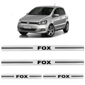 Jogo De Soleira Resinada Fox 2004 A 2022 Branco 4 Peças