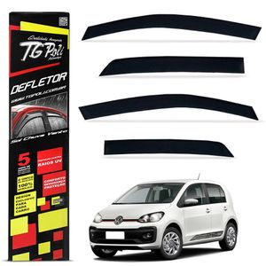 Calha De Chuva Volkswagen Up 2014 A 2021 Acrílico Fumê Tgpoli