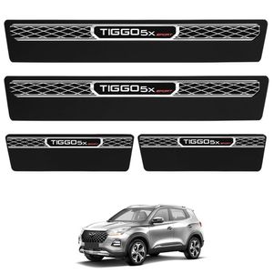 Jogo De Soleira Premium Tiggo 5x Sport 2019 A 2025 Elegance 4 Portas