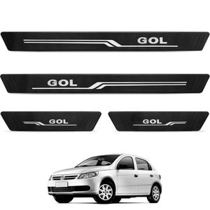 Jogo De Soleira Gol 2008 A 2023 Texturizado 4 Peças Preto