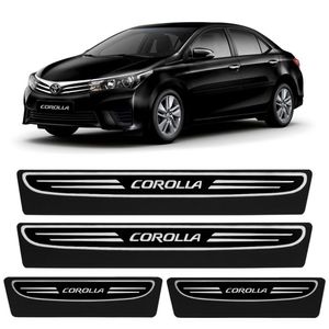Jogo De Soleira Premium Corolla 2014 A 2019 Elegance 4 Portas