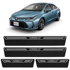 Jogo De Soleira Premium Corolla 2020 A 2023 Elegance 4 Portas