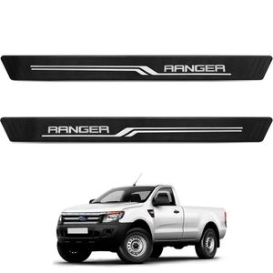 Jogo De Soleira Ranger Cs 2013 A 2024 Texturizado 2 Peças Preto