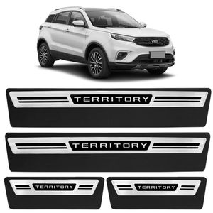 Jogo De Soleira Premium Territory 2020 A 2023 Escovada 4 Portas