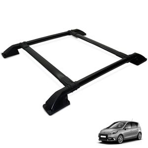 Rack De Teto Bagageiro Scenic 1999 A 2011 Preto Tubolar