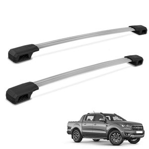 Rack De Teto Travessa Bepo Elite Ranger 2013 A 2024 Alumínio Polido