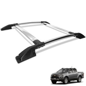 Rack De Teto Bagageiro S10 2012 A 2025 Cromado Tubolar
