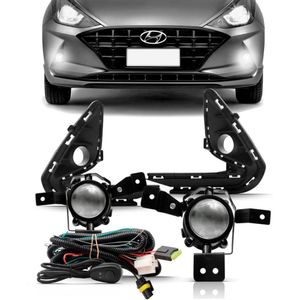 Kit Farol De Milha Hb20 2020 A 2022 Auxiliar Neblina Botão Alternativo