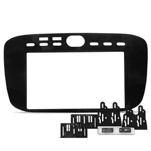 Moldura Do Painel 2 Din Fiat Punto Linea 2013 A 2017 Preto Padrão Japonês