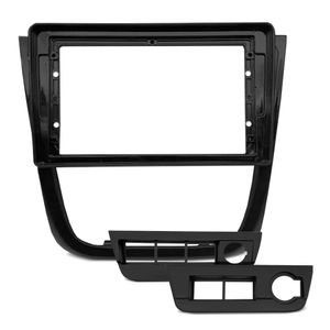 Moldura De Painel 9 Polegadas Gol Saveiro Voyage 2008 A 2012 Preto