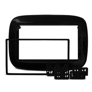 Moldura Do Painel 2 Din Mobi 2016 A 2025 Black Piano