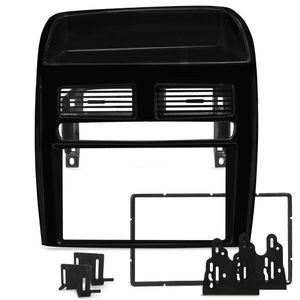 Moldura Do Painel 2 Din Fiat Linea 2008 A 2014 Black Piano Padrão Japonês E Chinês