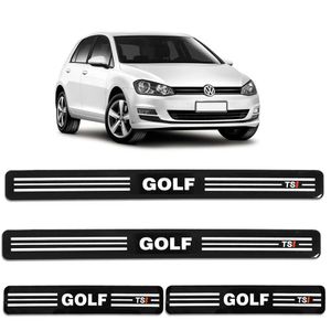 Jogo Soleira Resinada Golf Tsi 2012 A 2020 Preto Alto Brilho