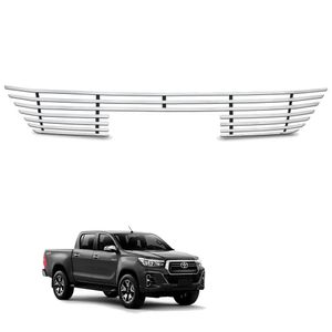 Sobre Grade Hilux 2019 Inferior Aço Inox Cromada Slim