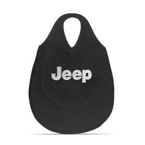 Lixeira Automotiva Cambio Logo Jeep Carpete Bordado