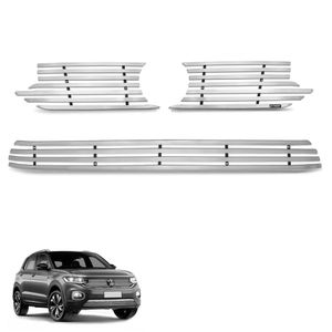 Sobre Grade T-cross 2019 A 2022 Aço Inox Cromado Elite