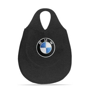 Lixeira Automotiva Cambio Logo Bmw Carpete Bordado