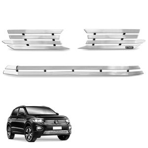 Sobre Grade T-cross 2019 A 2022 Aço Inox Cromado Max