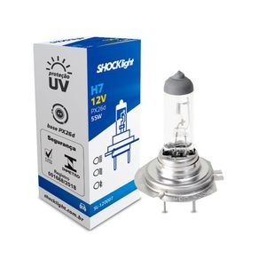 Lâmpada Halogena Standart H7 55w Px26d 3200k Shocklight
