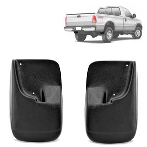 Kit Apara Barro F250 1998 A 2011 Protetor Traseiro 2 Peças