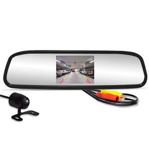 Retrovisor M7 Com Tela Lcd 4.3 Polegadas Com Câmera De Ré