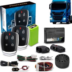 Alarme Automotivo Positron Tx360 12v 24v Com Bateria Carro E Caminhão