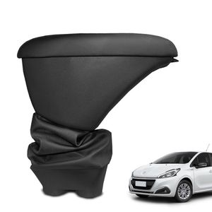 Apoio De Braço Peugeot 208 2013 A 2019 Preto Linha Preto
