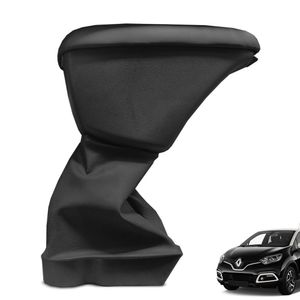 Apoio De Braço Captur 2017 A 2024 Preto Linha Preto