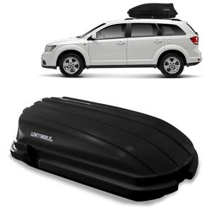 Bagageiro De Teto Maleiro Bau Motobul 300l Preto Universal
