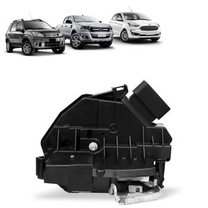 Fechadura Elétrica Ka Ecosport Ranger 2012 A 2023 7 Pinos Traseiro Direito