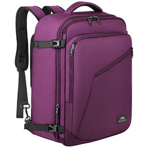 Matein Mochila De Viagem Expansível, Aprovada Para Voos, 40l, Roxa