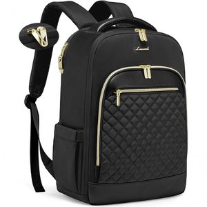 Lovevook Mochila Feminina Para Laptop 17 Aprovada Para Viagem (preto)