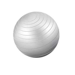 Bola Inflável Para Exercício Pilates Yoga 55cm - Western Cinza