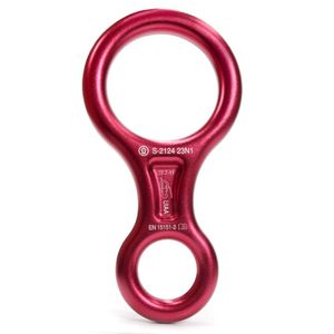 Freio Oito (8) Em Alumínio Usclimb 35kn Vermelho Uiaa