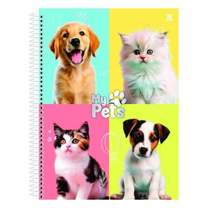 Cad Uni 10x1 160fls Anim. My Pets B-a C-4 10189