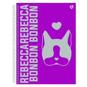 Cad Uni 1x1 80fls Anim. Rebecca Bonbon C-b-a C-4 10788