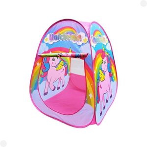 Barraca Infantil Dobrável Unicórnio Rosa