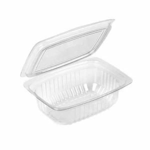 Pote Retangular 250ml Com Tampa Articulada Packform Pf-88
